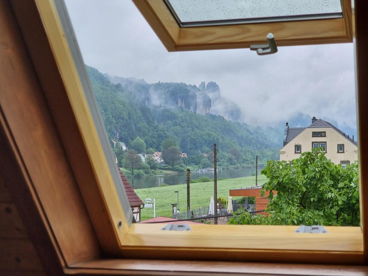 Ferienappartements Elbaussicht - Krippen Bad Schandau Dış mekan fotoğraf