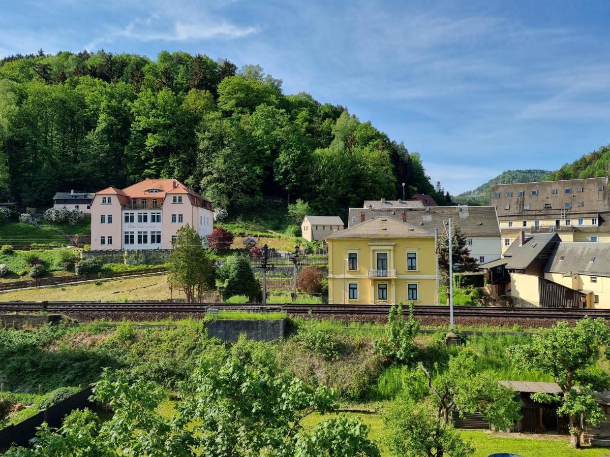 Ferienappartements Elbaussicht - Krippen Bad Schandau Dış mekan fotoğraf