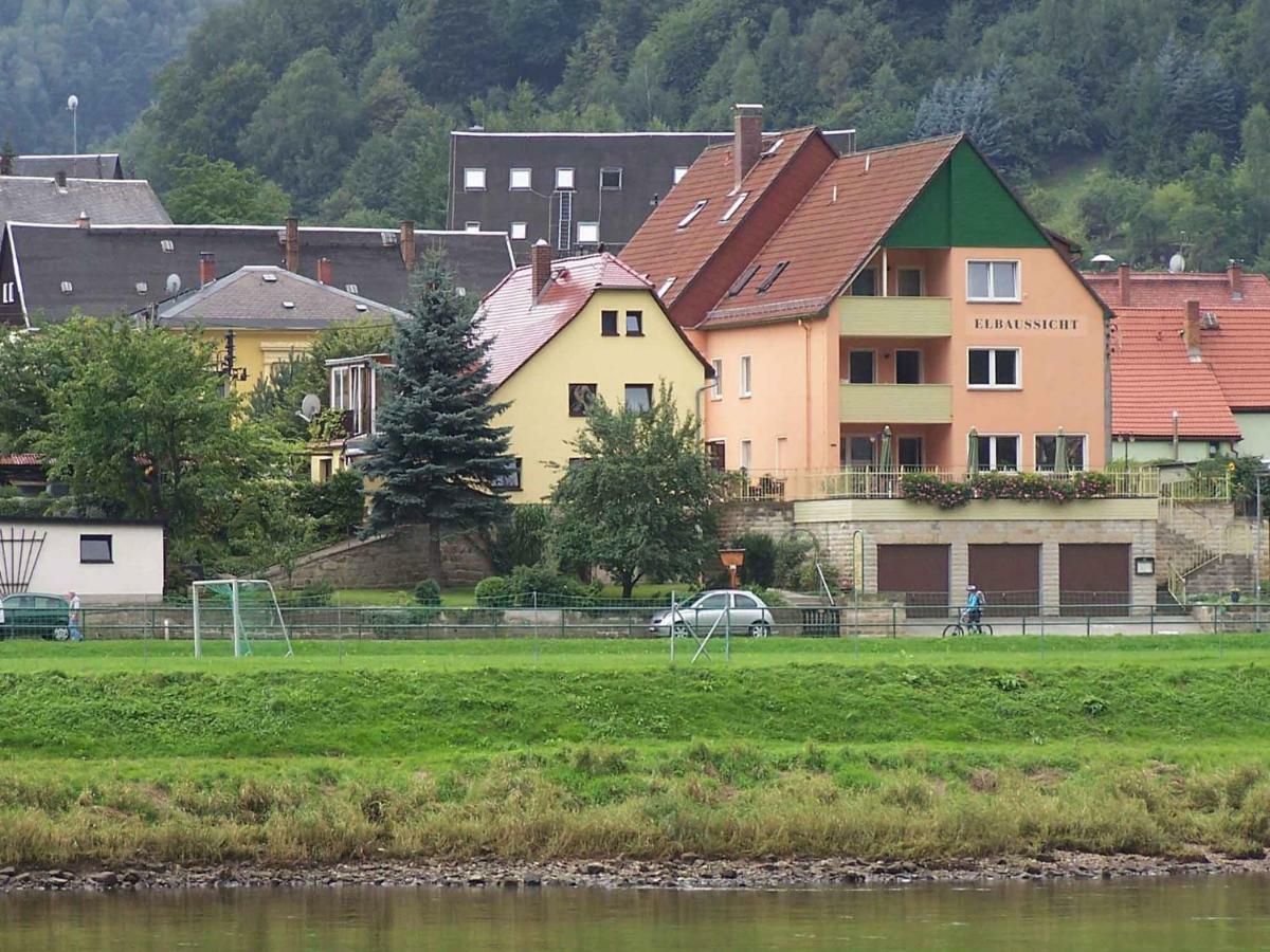 Ferienappartements Elbaussicht - Krippen Bad Schandau Dış mekan fotoğraf