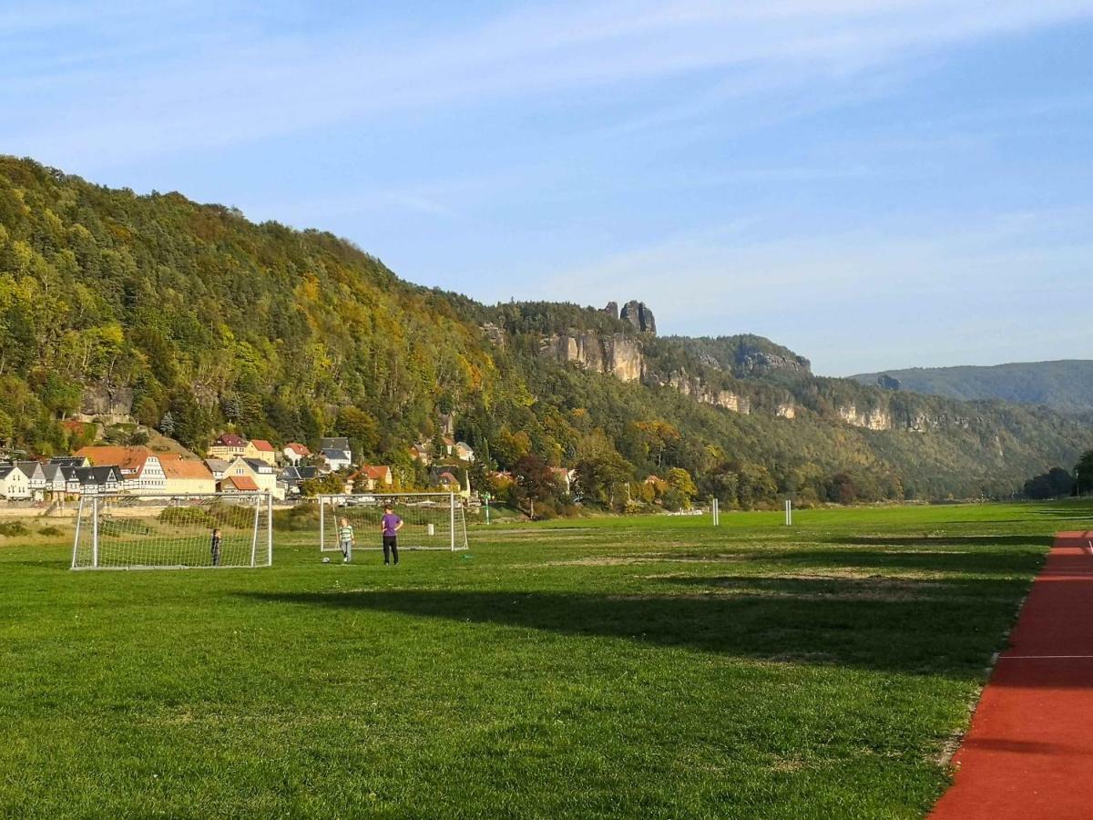 Ferienappartements Elbaussicht - Krippen Bad Schandau Dış mekan fotoğraf